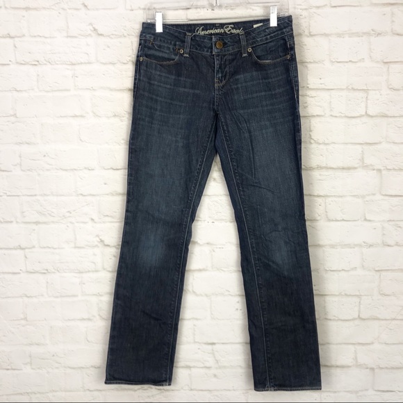 American Eagle 77 Straight Leg Relax Jeans 2 Short - Picture 1 of 6